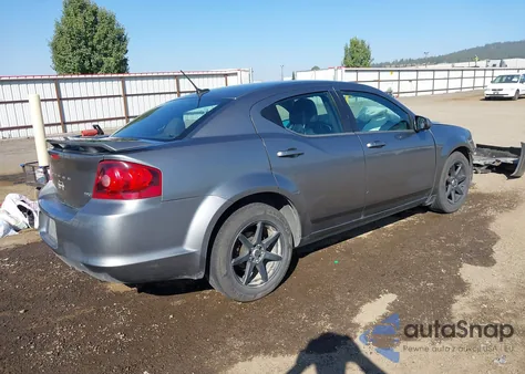 2013 Dodge Avenger Sxt from USA, damaged, VIN 1C3CDZCB7DN759065